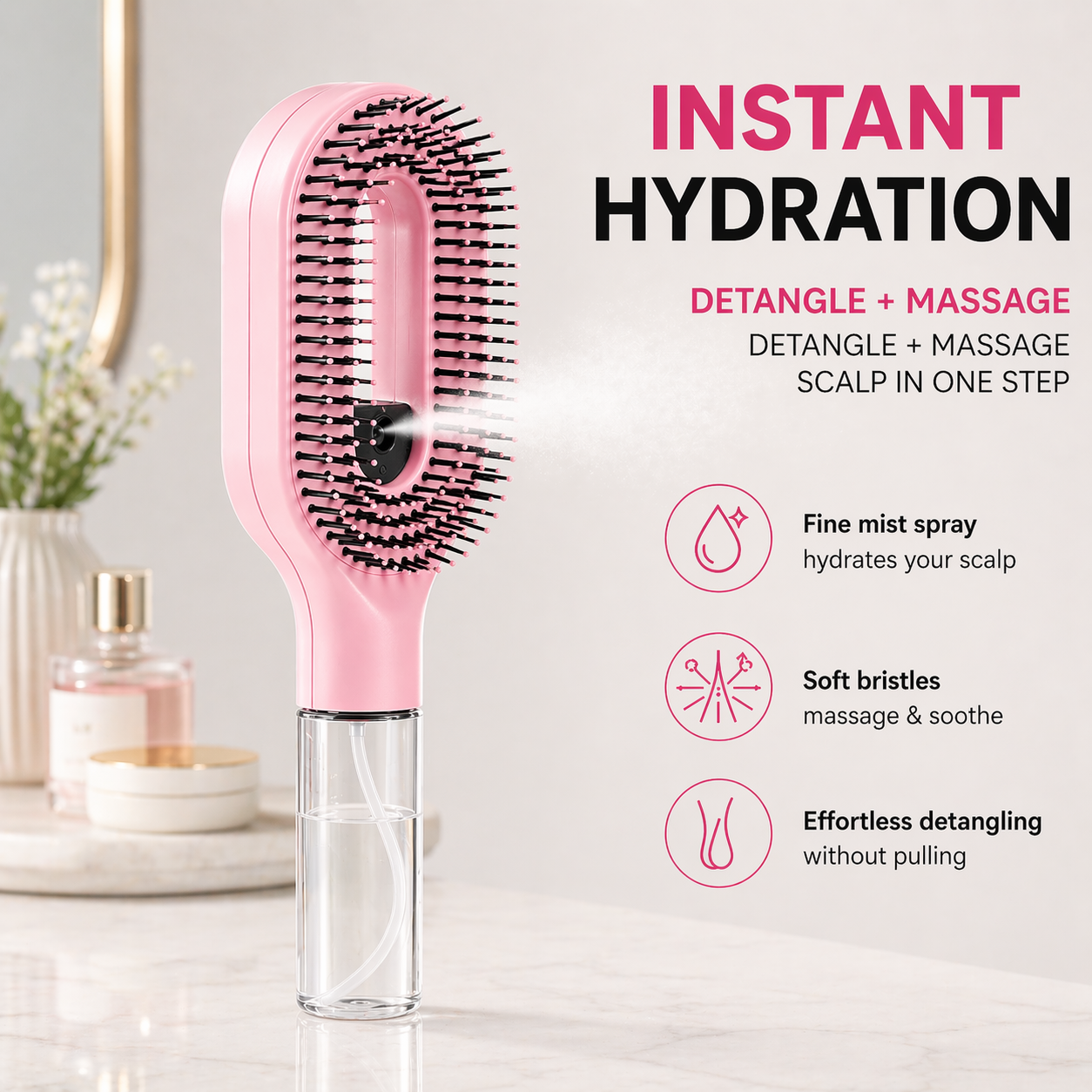 HydraComb™ Mist Brush